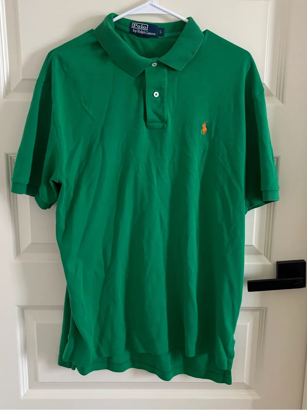 Polo by Ralph Lauren Bright Green Short-Sleeve Polo with Yellow Pony